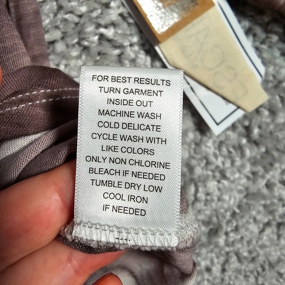 Escape by Habitat Shirt Womens Extra Large Brown Tie Dye Long Sleeve Stretch‎ - Picture 7 of 12